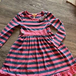 MatalidaJane little girl size 6 pink and blue dress